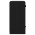 vidaXL Servírovacia skriňa Čierny dub 100 x 37 x 75.5 cm