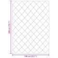 vidaXL Letná prikrývka 200 x 140 cm Leto 200 gsm Čierny