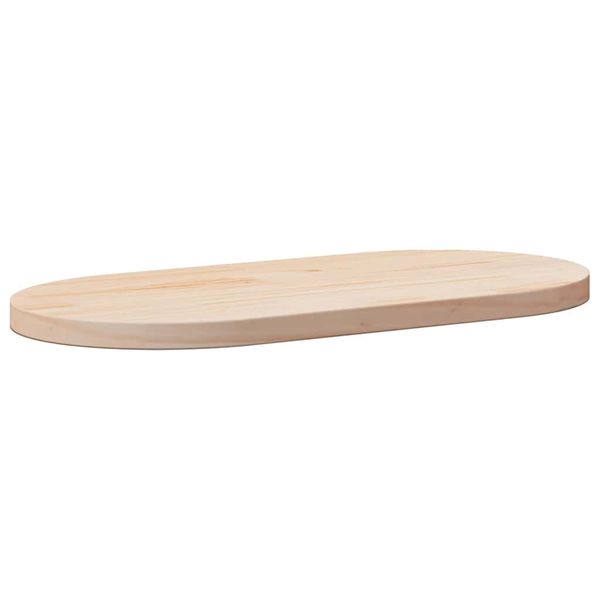 vidaXL Stolová doska 90x45x2,5 cm masívne borovicové drevo oválny tvar