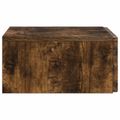 vidaXL Nástenný bočný stôl 59 x 34,5 x 17 cm Kompozitné drevo