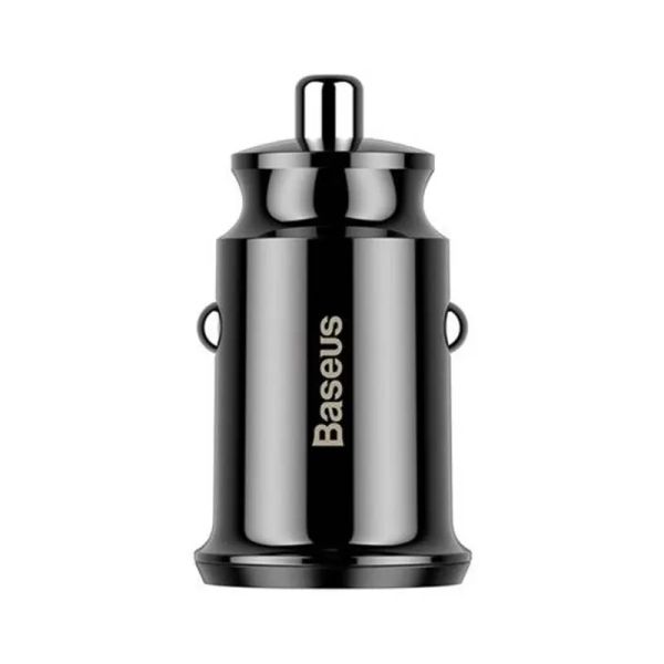 Baseus Grain nabíjačka do auta 2x USB 5V 3,1A (čierna)
