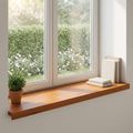 vidaXL Parapety 2 ks Hnedá 100 x 40 x 2 cm Masívne dubové drevo
