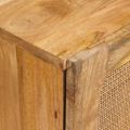 vidaXL Servírovacia skriňa Hnedá 60 x 33 x 75 cm Masívne mango drevo