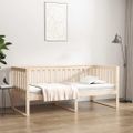 VidaXL Denná posteľ bez matraca 100x200 cm Borovicový masív
