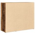 vidaXL Komoda, staré drevo 91x29,5x75 cm, kompozitné drevo