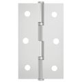 vidaXL Pánt Jednofarebný 12 ks Strieborná 58 x 35 x 1 mm Oceľ