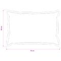vidaXL Poťah na podložku 2 ks HOUTEN Ružová 50 x 70 cm Bouclé