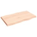 vidaXL Stolová doska 100x60x(2-6) cm neošetrený masív živé hrany