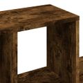 vidaXL Nástenná polica dymový dub 100x20x53 cm kompozitné drevo