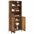 vidaXL Highboard 2 ks Staré drevo 69,5 x 34 x 180 cm Kompozitné drevo