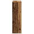 vidaXL Knižnica 3-poschodová staré drevo 99x29x99 cm kompozitné drevo