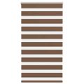 vidaXL Zebra roleta hnedá 80x150 cm šírka látky 75,9 cm polyester