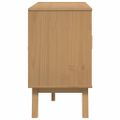 vidaXL Komoda OLDEN, hnedá 114x43x73,5 cm, borovicový masív