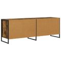 vidaXL TV skrinka 140 x 36 x 49.5 cm Dymová dub Kompozitné drevo