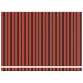 vidaXL Sklopná markíza Oranžová a hnedá 450 × 350 cm Polyester