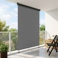 vidaXL Roleta Svetlosivá 100 x 250 cm Textil a hliník