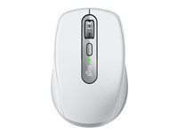 Myš - pravák - optická - 6 tlačidiel - bezdrôtová - Bluetooth - USB prijímač Logitech Logi Bolt - bledosivá