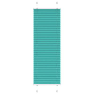 vidaXL plisovaná roleta benzínová zelená 40x100 cm šírka látky 39,4 cm