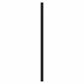vidaXL Kovové náhradné čelo postele čierne 90 cm