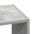 vidaXL Knižnica stohovateľné betónovo sivé 30x30x80cm kompozitné drevo