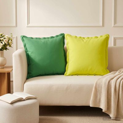 vidaXL Poťah na podložku 12 ks HOUTEN Žiarivá zelená 50 x 50 cm