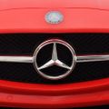 Detské elektrické auto s ovládačom červené Mercedes Benz SLS AMG 6 V