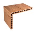 Terasová doska G21 2,5 x 14,8 x 400 cm, Light Wood, WPC