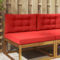 vidaXL Vankúš na vonkajšiu pohovku Polyester Červená 80 x 80 cm