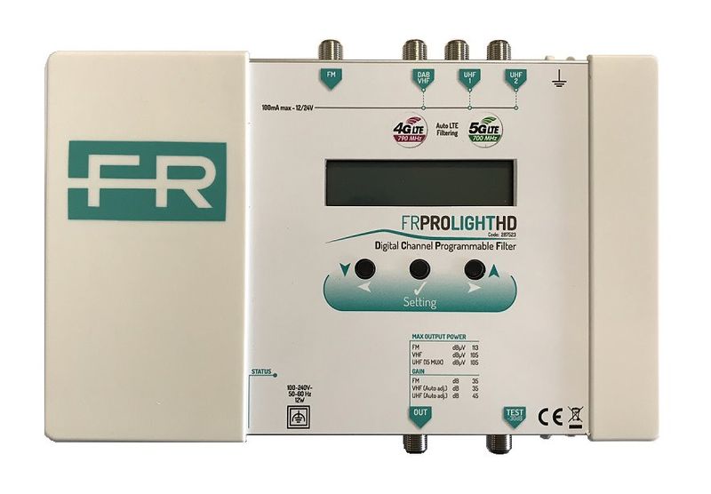 FRACARRO programovateľný zosilňovač FRPRO LIGHT HD