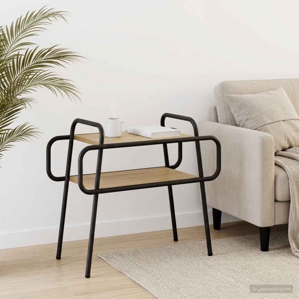 vidaXL Konferenčný stolík Dub sonoma 60 x 30 x 51 cm Kompozitné drevo