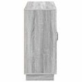 vidaXL Servírovacia skriňa Sivá sonoma 89 x 34,5 x 77 cm