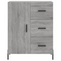 vidaXL Vysoká skrinka sivý dub sonoma 69,5x34x180 cm spracované drevo