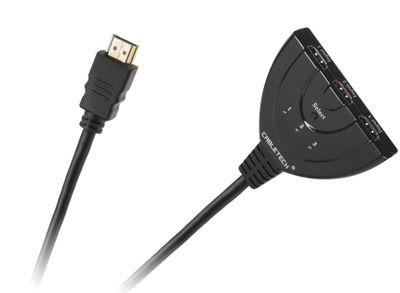 Prepínač 3x HDMI-1x HDMI CABLETECH ZLA0310