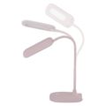 LED stolná lampa STELLA, ružová
