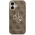Puzdro Guess pre iPhone 17 HC 4G PU s veľkým klasickým logom 4G GD hnedé