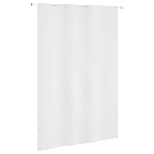 vidaXL Balkónová markíza biela 160x240 cm oxfordská látka