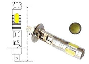 Žiarovka LED H1 12-24V/7,5W, biela, 5x LED COB