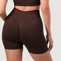 Dámske bezšvové šortky NEO Mocha - GymBeam, veľkosť M, 90% Nylon,10% Elastane