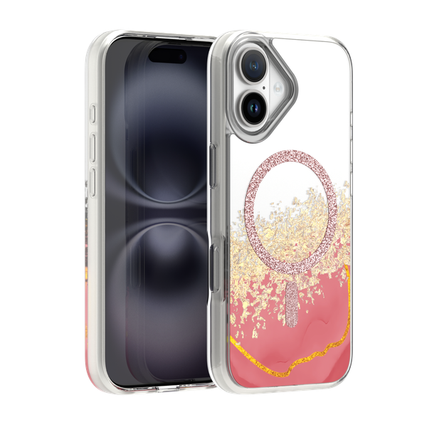Epoxy Mag obal pre iPhone 17 6,3'' ružový