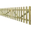 vidaXL Latková plotová brána 2 ks, impregnované drevo 300x100 cm