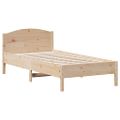 vidaXL Posteľ bez matraca 75x190 cm masívna borovica