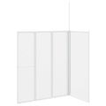 Vaňová zástena v tvare L 70x120x137 cm, 4 panely, skladacia