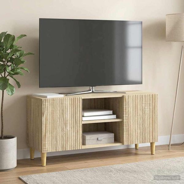 vidaXL TV skrinka Dub sonoma 102 x 34,5 x 50 cm Kompozitné drevo