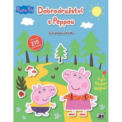 Dobrodružství s Peppou Samolepková knížka