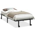 VidaXL Rám postele bez matraca Skladací Čierna 90x190 cm Oceľ