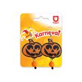 Náušnice tekvice Halloween