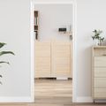 vidaXL Kladivové dvere 2 ks 80 x 40 cm Borovicový masív Prírodná