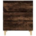 vidaXL Komoda dymový dub 60x35x70 cm spracované drevo