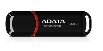 Flash disk ADATA USB 3.2 UV150 64 GB čierna