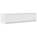 vidaXL TV skrinka 100 x 31 x 25,5 cm Biela Kompozitné drevo